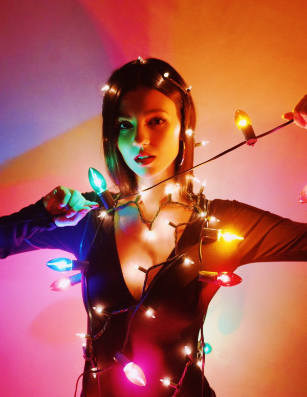 Shooting Noël de Victoria Justice - Holiday Lights