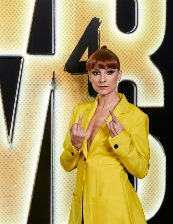 Najwa Nimri à Madrid pour la première de Vis a Vis