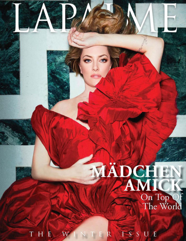 Madchen Amick dans LaPalme Magazine