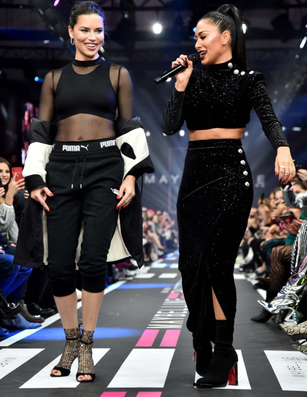 Adriana Lima et Nicole Scherzinger à la Berlin Fashion Week