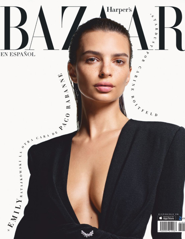 Emily Ratajkowski dans Harper’s Bazaar Magazine Mexico, Mars 2019