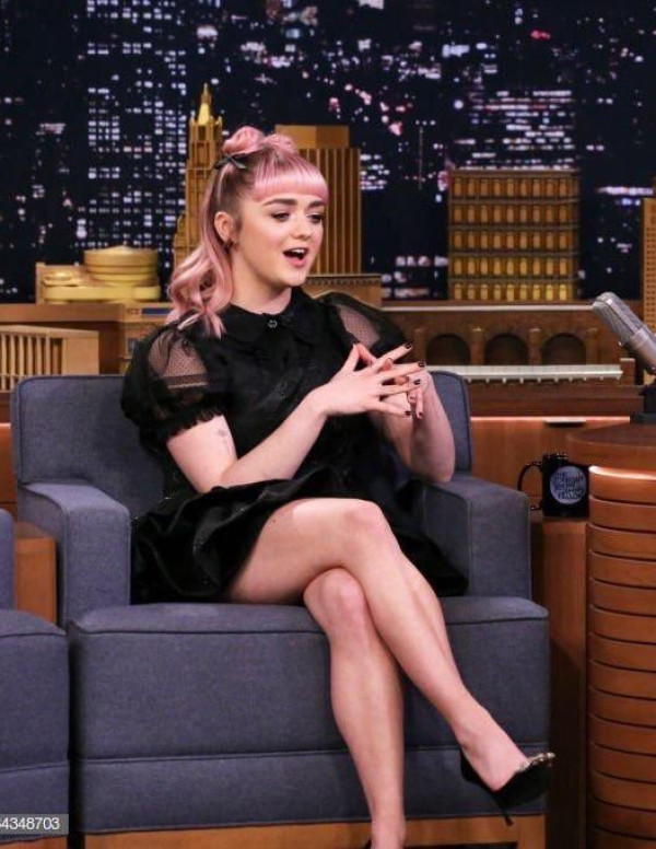 Maisie Williams dans l'émission - The Late Show with Jimmy Fallon -