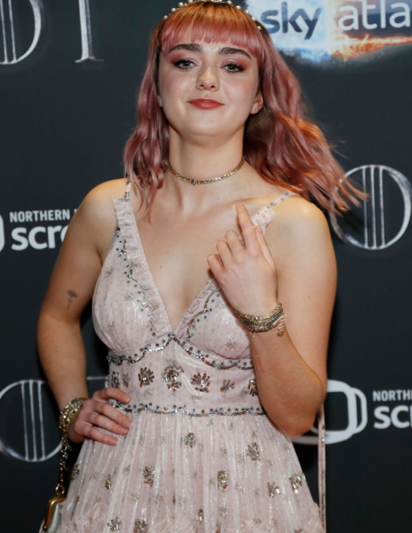 Maisie Williams à Belfast pour la première de Game of Thrones saison 8