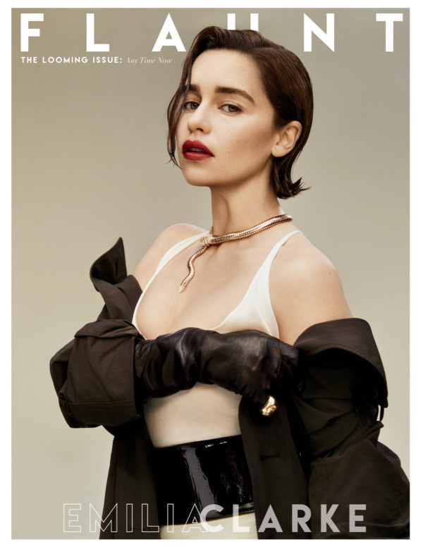 Emilia Clarke dans Flaunt Magazine
