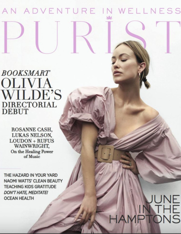 Olivia Wilde dans Purist Magazine, Juin 2019