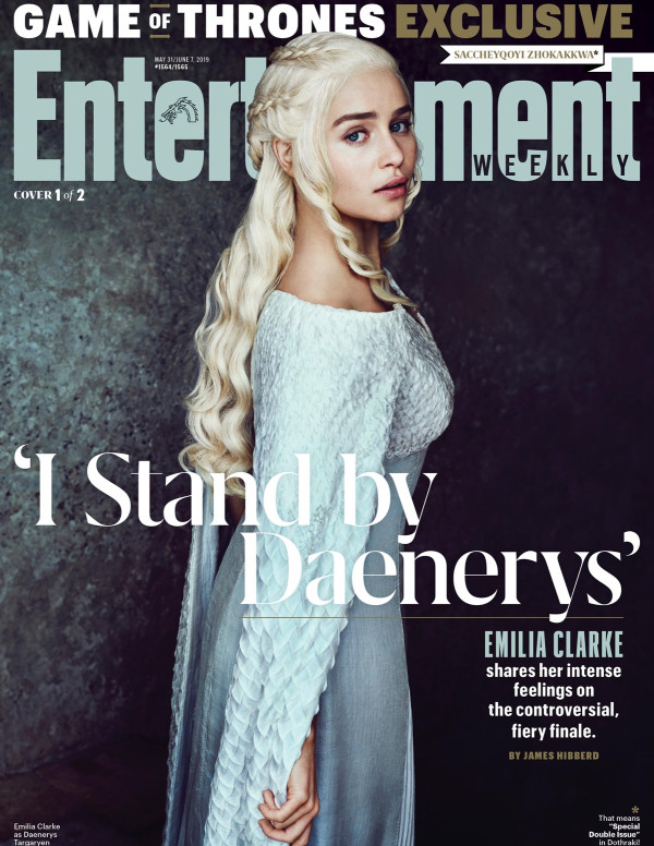 Sophie Turner, Maisie Williams & Emilia Clarke dans Entertainment Weekly