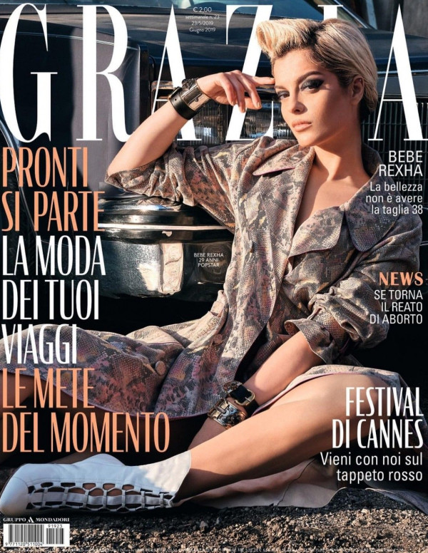 Bebe Rexha dans Grazia Magazine, juin 2019