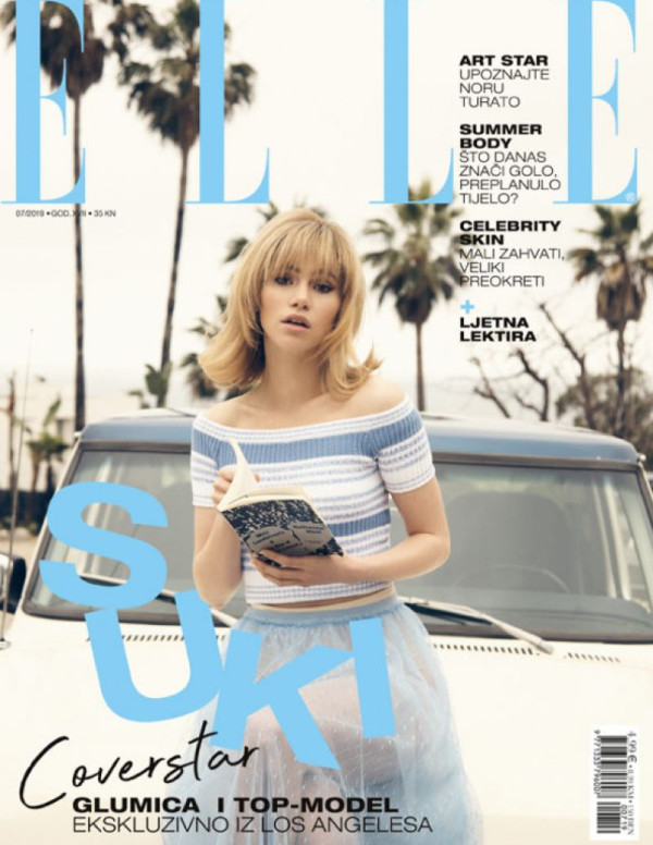 Suki Waterhouse - Elle Magazine Croatie, Juillet 2019
