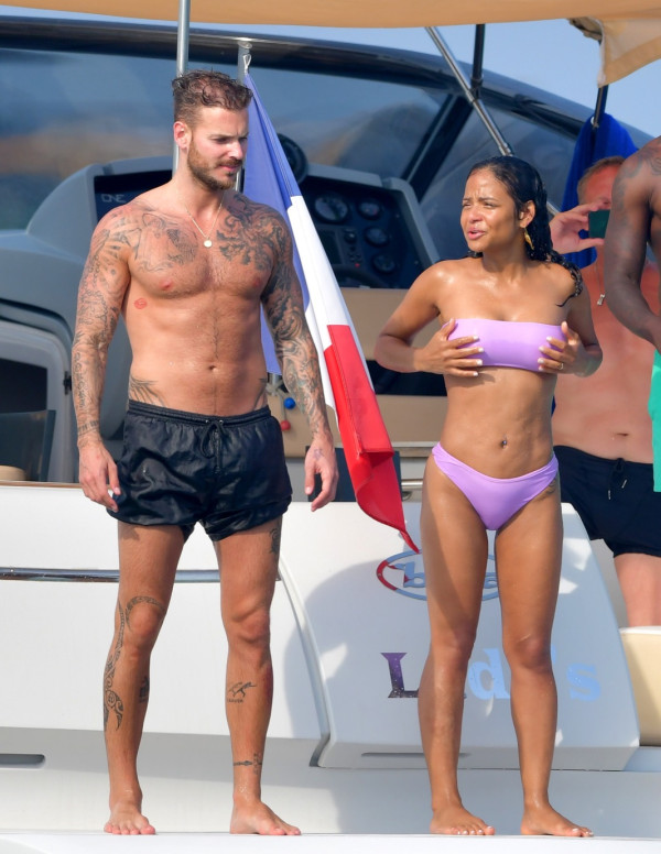 Christina Milian et Mat Pokora en vacances
