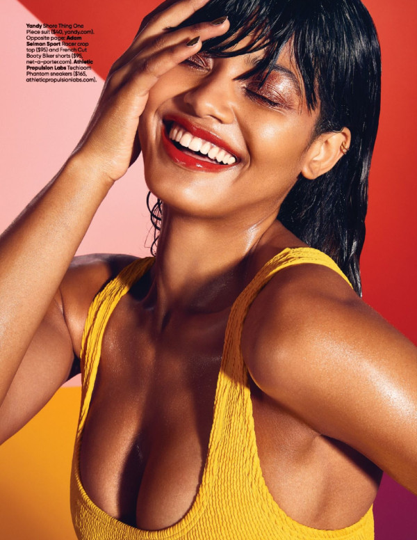 Danielle Herrington dans Shape, Juillet août 2019