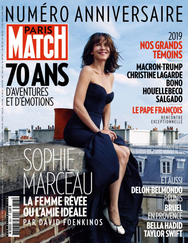 Sophie Marceau dans Paris Match Magazine, Juin 2019