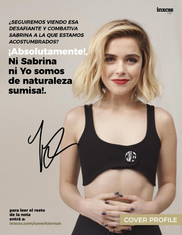 Kiernan Shipka dans Inxcss Magazine - Argentine,  Juillet Août 2019