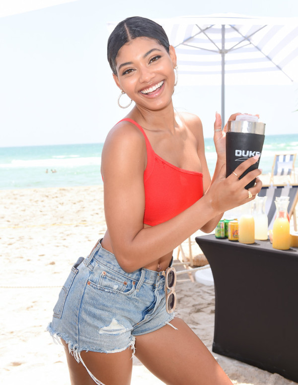 Danielle Herrington à Miami Beach pour la competition SI Mix Off