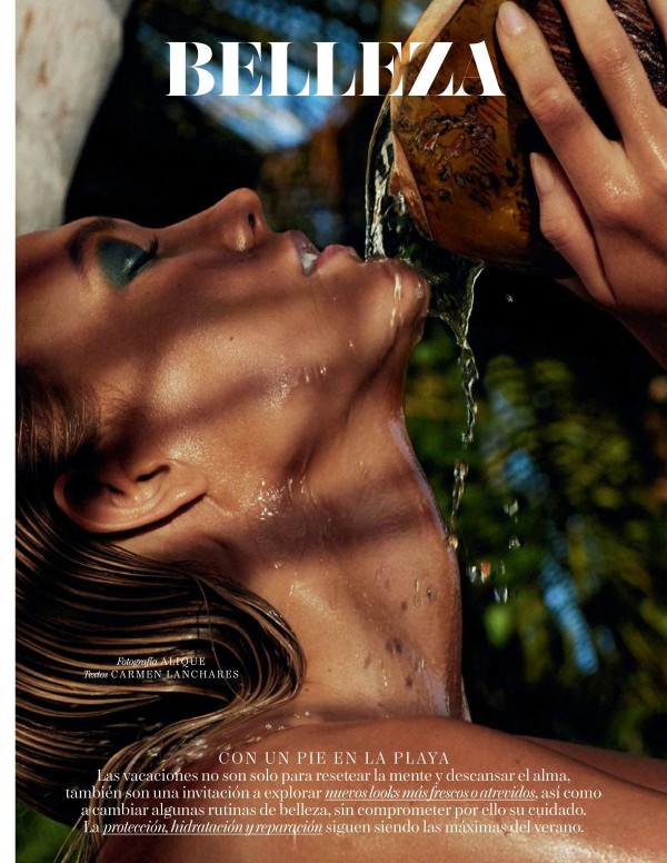 Karlie Kloss dans Vogue Espagne, Août 2019