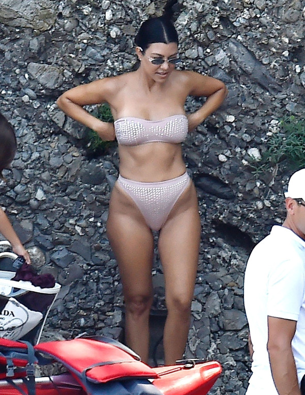 Kourtney Kardashian à Portofino