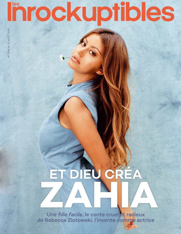 Zahia Dehar en une des Inrockuptibles