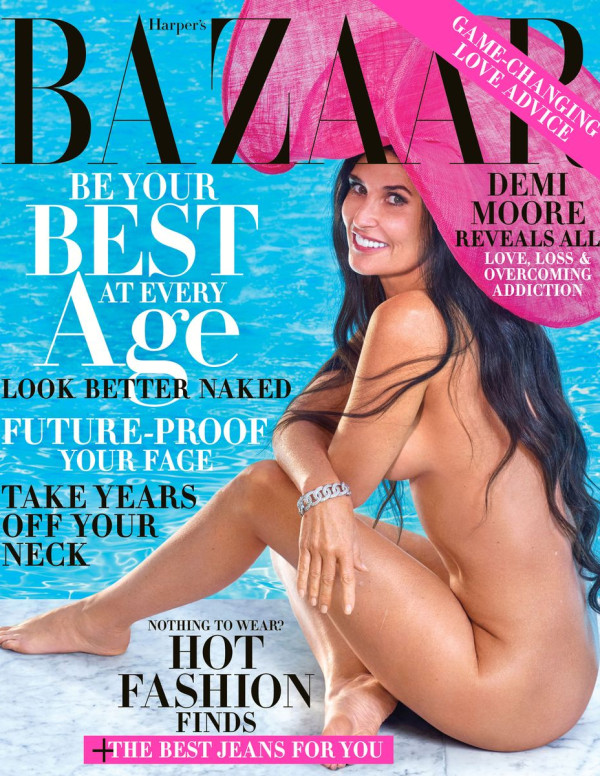 Demi Moore dans Harper's Bazaar - Octobre 2019 