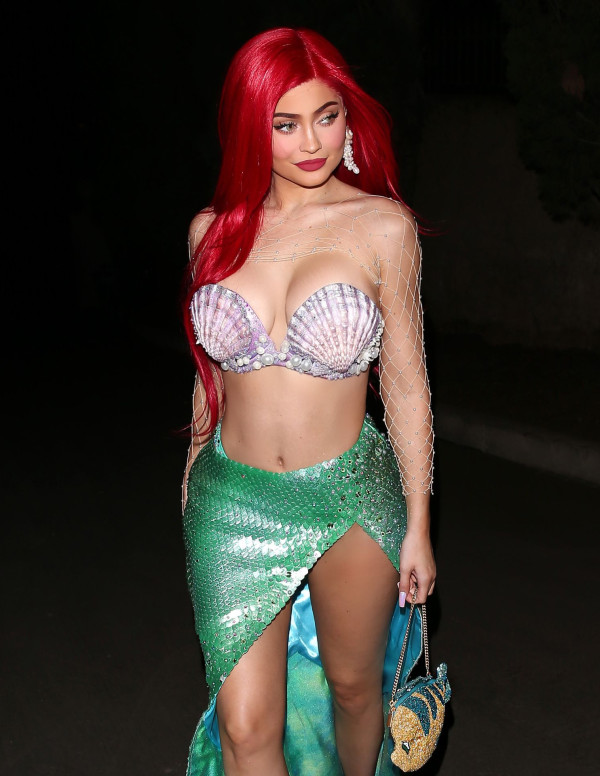 Kylie Jenner en déguisement de La Petite Sirène