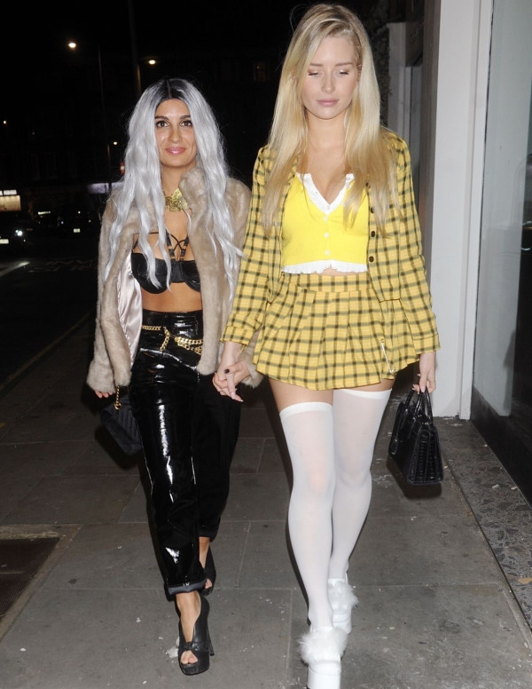 Lottie Moss à Londres pour Halloween