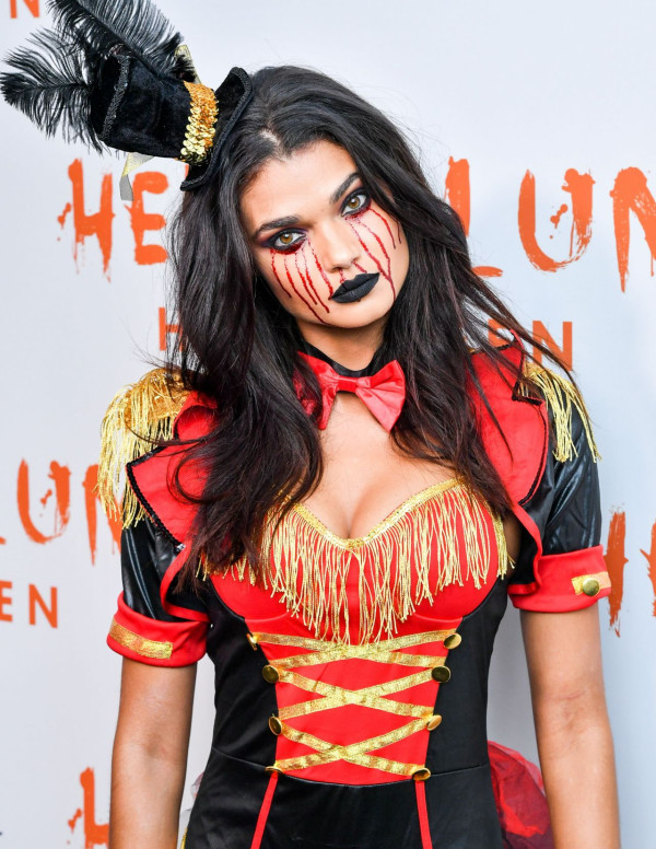 Daniela Braga à la traditionnelle soirée Halloween organisée par Heidi Klum