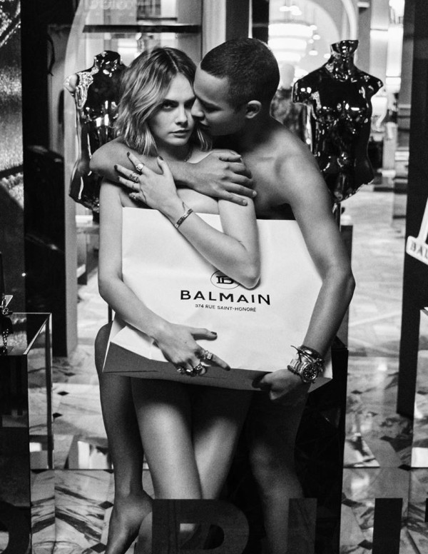 Shooting Cara Delevingne à Paris pour la marque Balmain - Truth or Dare