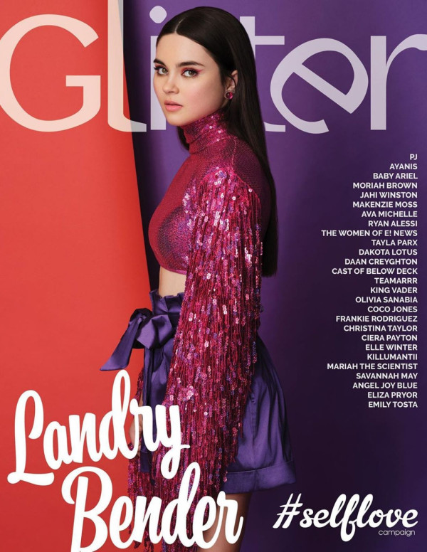 Landry Bender dans Glitter Magazine - Hiver 2019