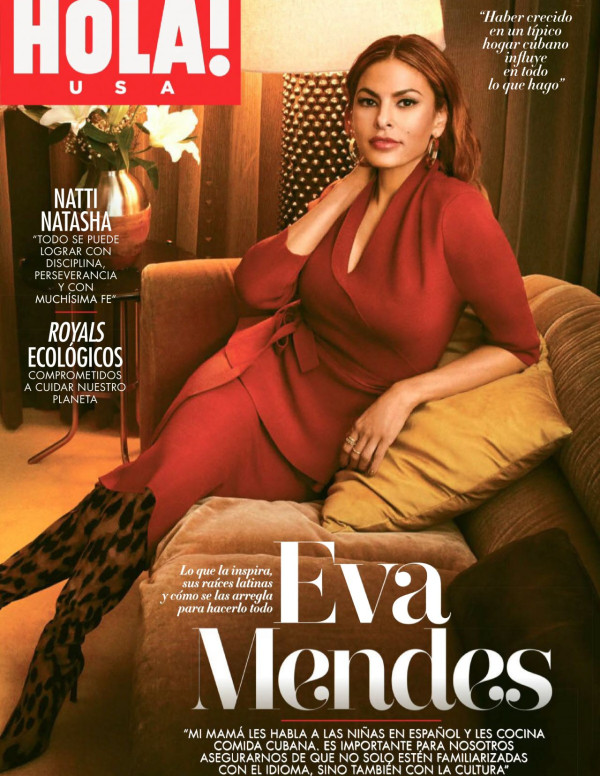 Eva Mendes dans Hola! USA - Décembre 2019 / Janvier 2020
