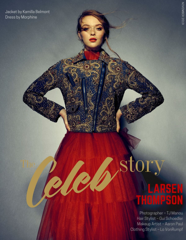 Larsen Thompson dans The Celeb Story, Novembre 2019