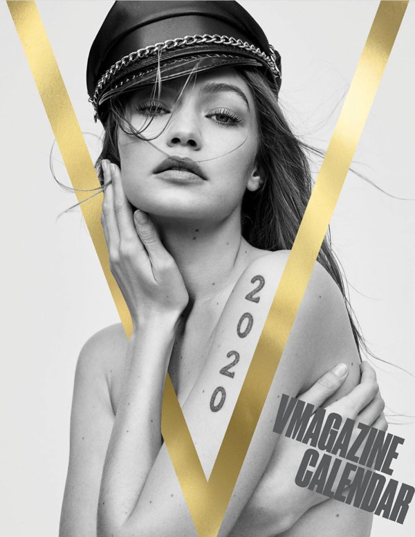 Gigi Hadid dans V Magazine Calendrier 2020