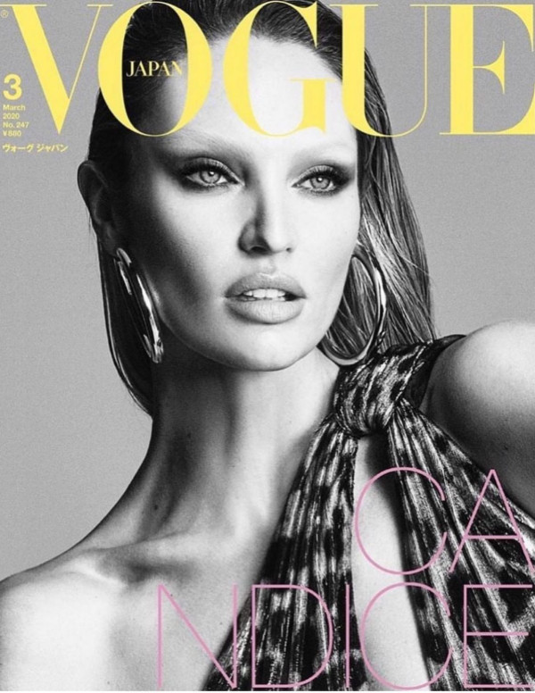Candice Swanepoel dans Vogue Magazine Japon, Mars 2020