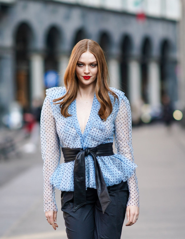 Larsen Thompson au défilé Philosophy à la Milan Fashion Week
