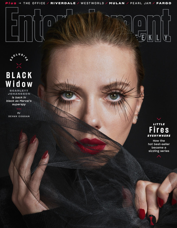 Scarlett Johansson dans Entertainment Weekly Magazine, mars 2020