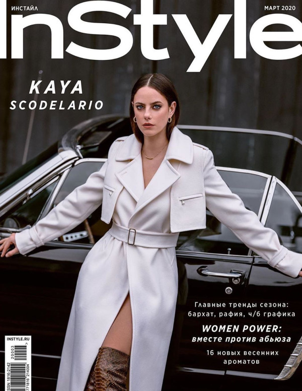 Kaya Scodelario dans InStyle Magazine Russie, Mars 2020