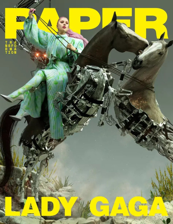Shooting Lady Gaga pour Paper Magazine - Mars 2020