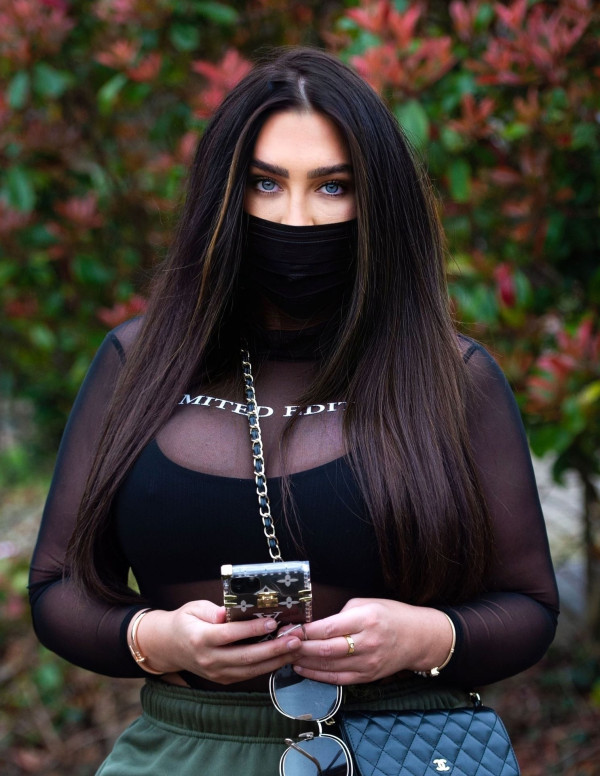 Lauren Goodger en sortie à Londres