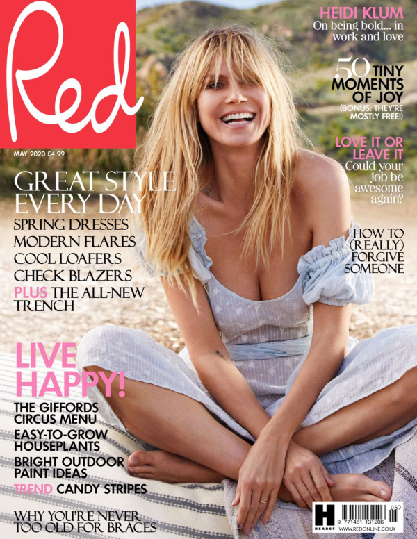 Heidi Klum dans Red, UK, Mai 2020