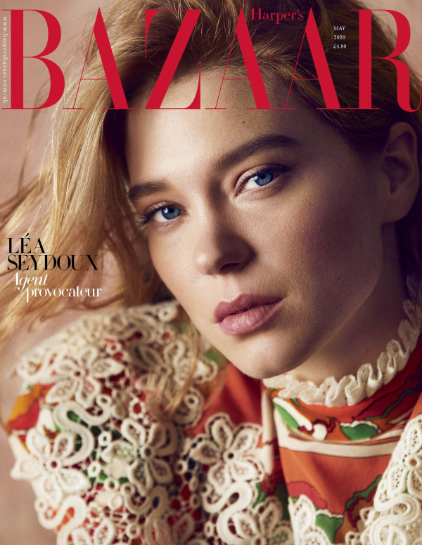 Lea Seydoux dans Harper's Bazaar Magazine UK - Mai 2020