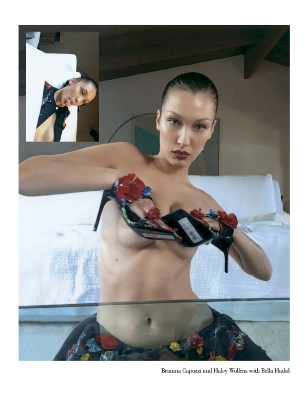 Shooting Bella Hadid pour Vogue Italie (Avril 2020)