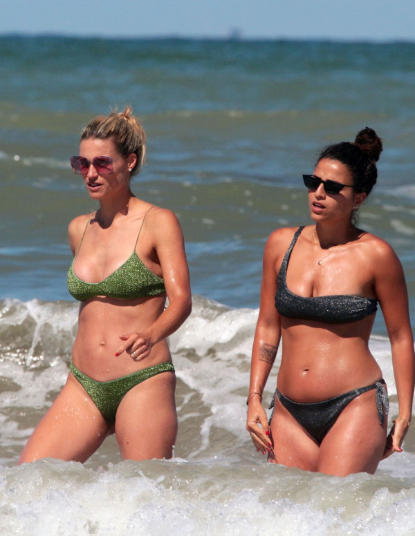 Michelle Hunziker à Milano Marittima
