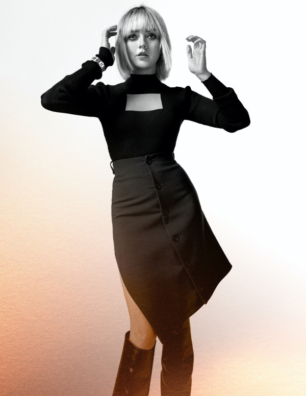 Maisie Williams dans L'Officiel (USA)