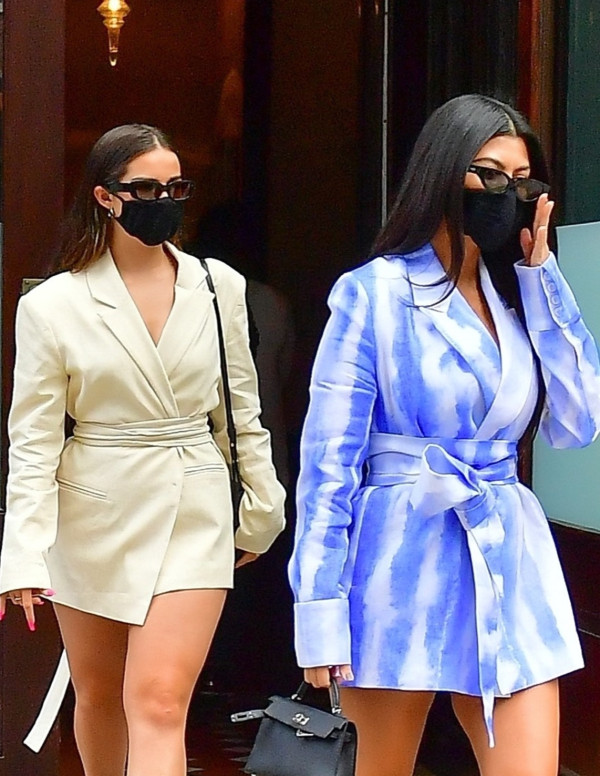 Kourtney Kardashian et Addison Rae à NYC