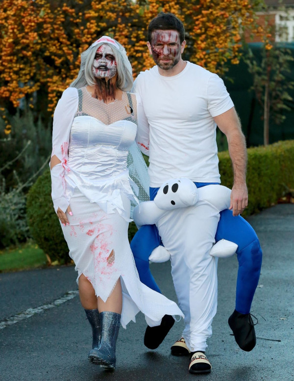 Kerry Katona fête Halloween à Sussex