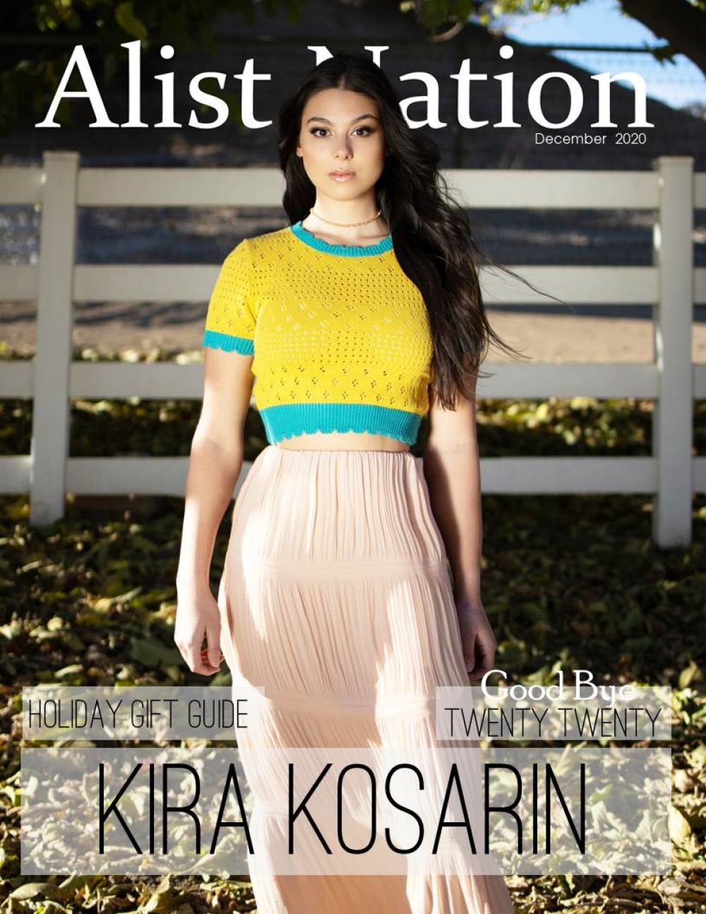 Kira Kosarin dans A-list Nation Magazine, Décembre 2020