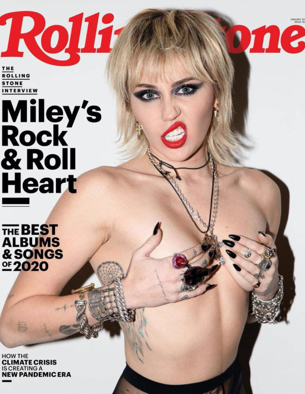 Miley Cyrus dans Rolling Stone Magazine - Janvier 2021