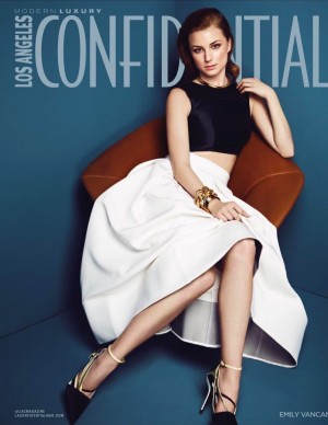 Emily VanCamp dans Los Angeles Confidential Magazine