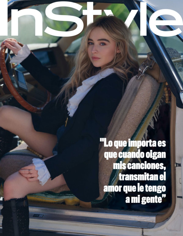 Sabrina Carpenter dans InStyle Magazine