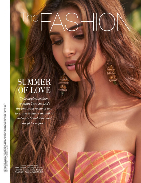 Tara Sutaria dans Harper’s Bazaar magazine