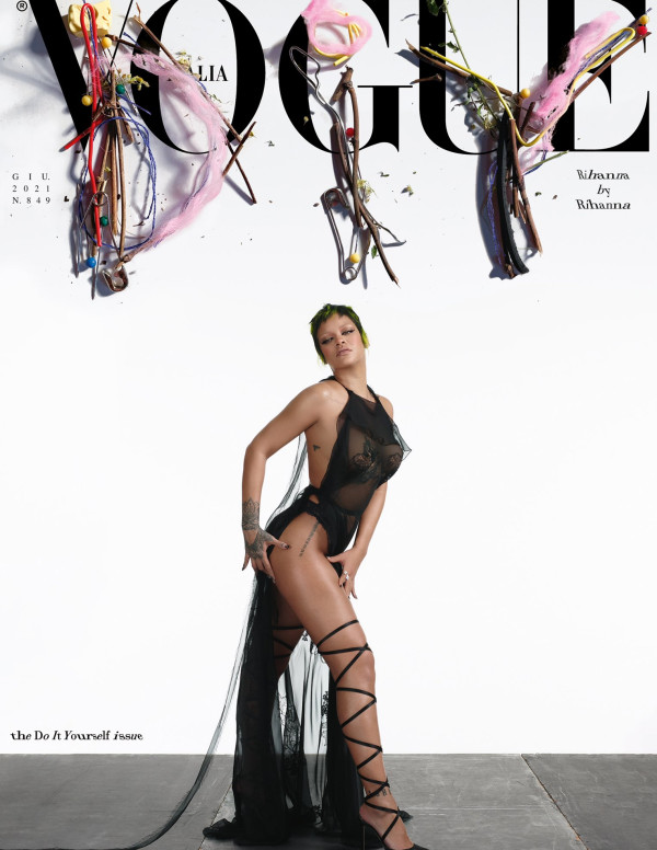 Rihanna dans Vogue Italie