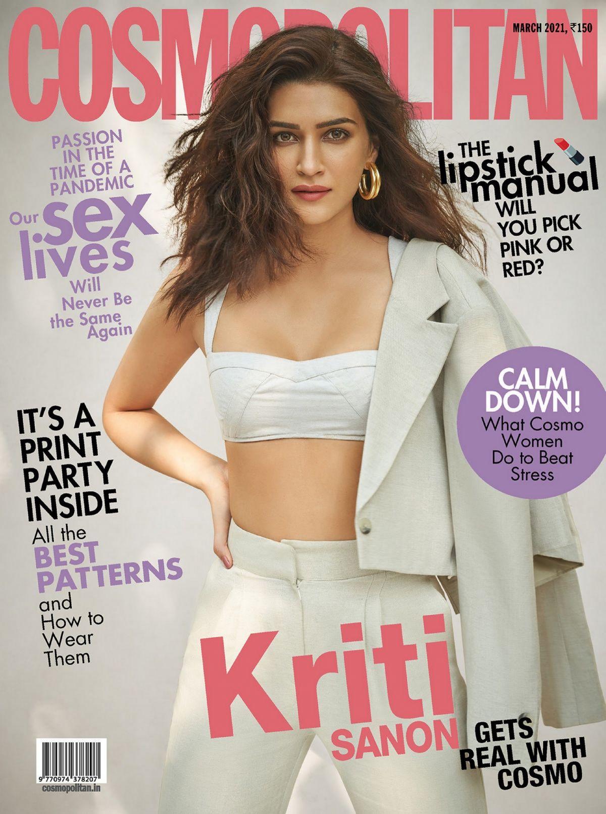 Kriti Sanon dans Cosmopolitan Magazine (Inde)