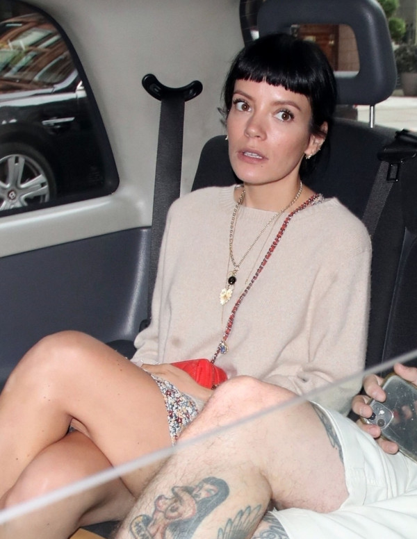 Lily Allen en soirée à Londres